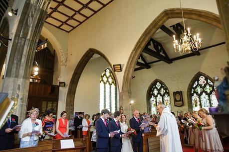 Wedding photography at St. Denys Church