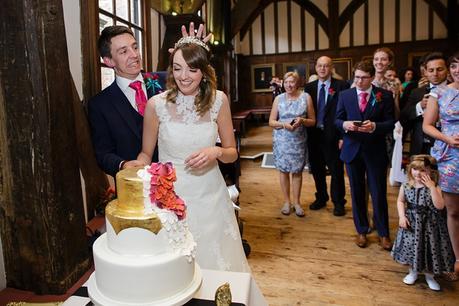 Documentary Wedding Photography at Merchant Adventurers Cake Cutting