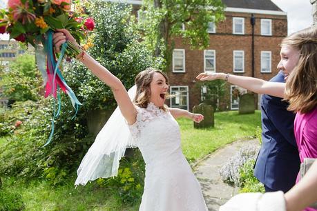 Wedding photography at St. Denys Church