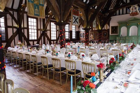 Merchant Adventurers Hall Wedding Photography Room Details with Gold & Bright Colours