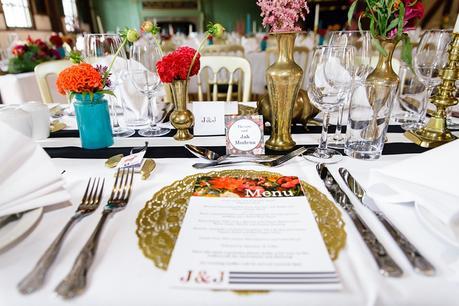 Merchant Adventurers Hall Wedding Photography Room Details with Gold & Bright Colours