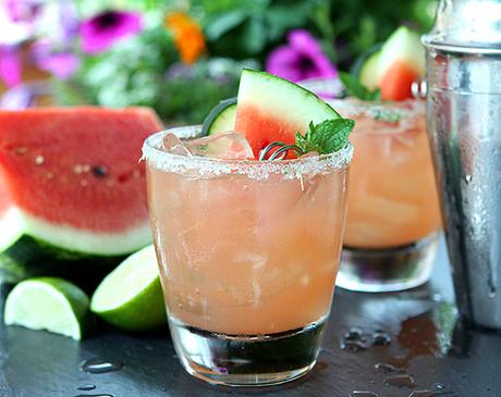 The Firecracker – Watermelon, Lime and Cucumber Cocktail