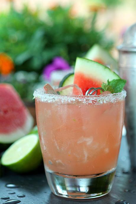 The Firecracker – Watermelon, Lime and Cucumber Cocktail