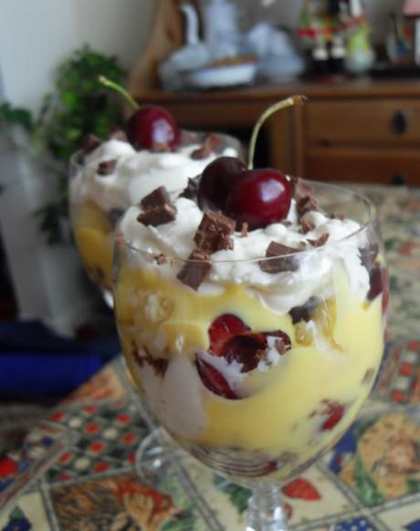 Summer Fresh Cherry Trifle