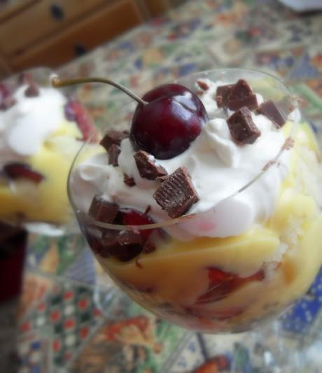 Summer Fresh Cherry Trifle