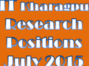 Kharagpur Research Positions July 2015