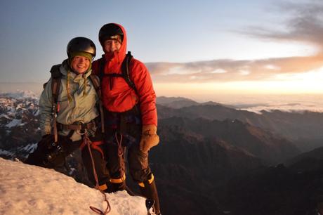 On the summit! Thanks John for the photo!