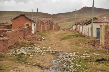 Some of the towns throughout this area were deserted as many people are headed to the cities.