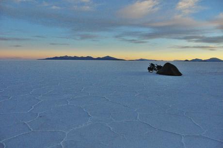 Beautiful sunset in solitude.