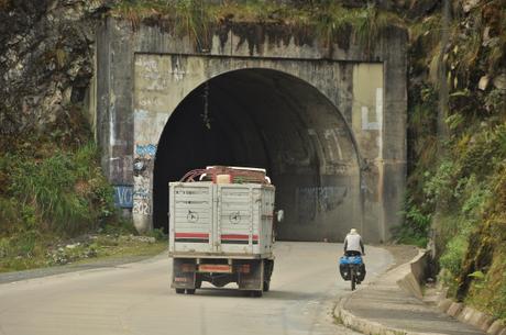 A cyclists nightmare; tunnels.