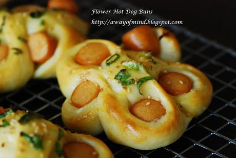 Flower Hot Dog Buns 热狗花朵面包