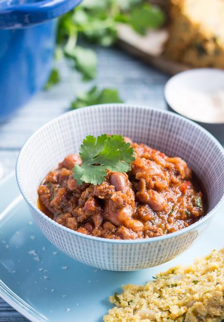 Oven Roasted Chilli with Hidden Vegetables