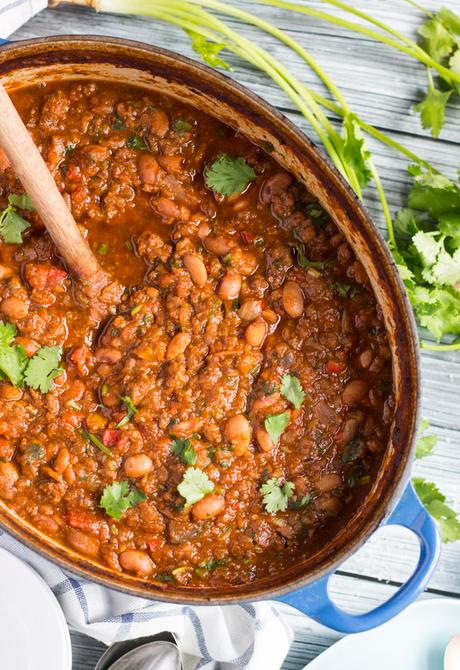 Oven Roasted Chilli with Hidden Vegetables