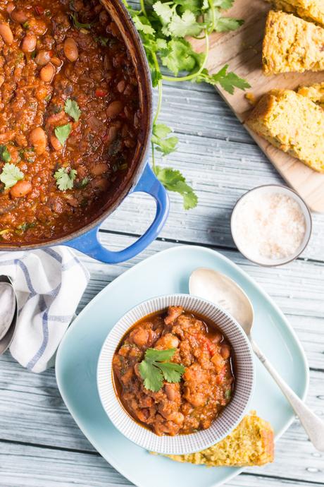 Oven Roasted Chilli with Hidden Vegetables