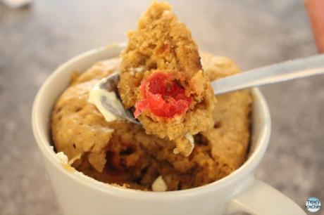 Mug Monday – White Chocolate & Cherry Mug Cookie