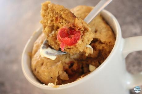 Mug Monday – White Chocolate & Cherry Mug Cookie