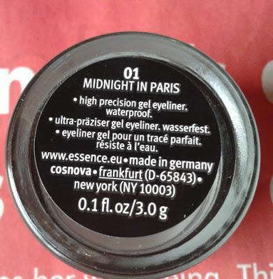 Essence Gel Eye Liner Midnight in Paris Review