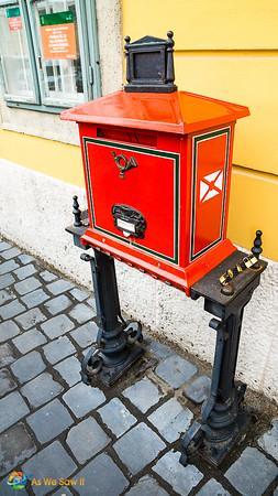 Historic Budapest letter box