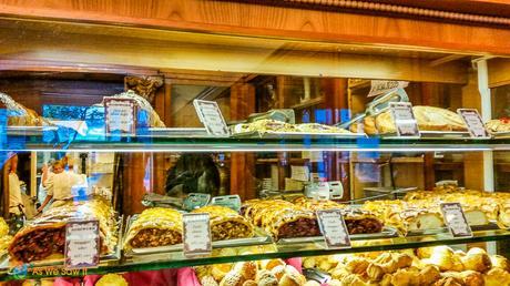 Pastry case at Cafe Ruszwurm