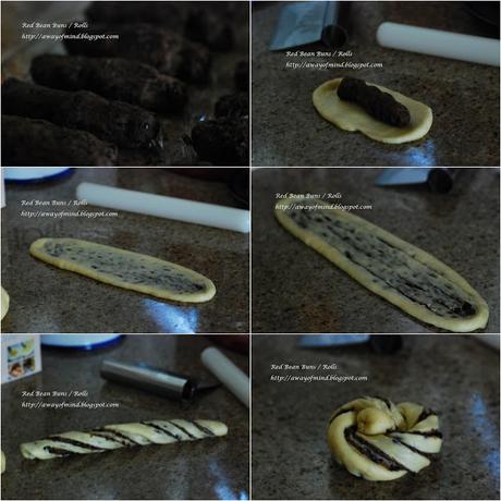 Red Bean Buns / Rolls 红豆沙面包