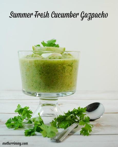 Summer Fresh Cucumber Gazpacho