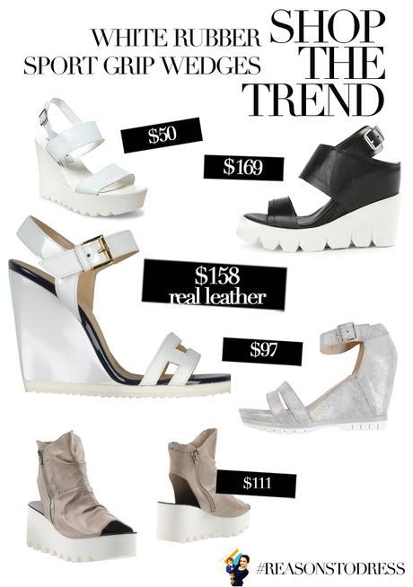 Dear Tourist, I’m totally coveting your WHITE RUBBER SPORT GRIP WEDGES!