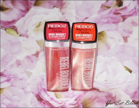 Maybelline Color Sensational Rebel Bouquet Lipsticks Review Swatches