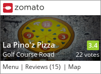 Click to add a blog post for La Pino'z Pizza on Zomato