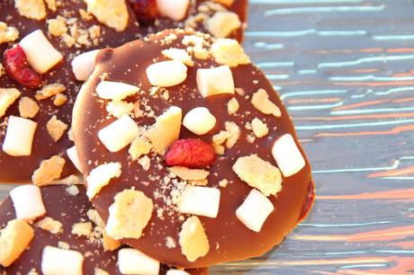 Vegan Rocky Road Chocolate Bark