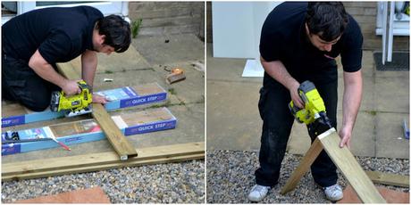 How to make a quick and easy sandpit