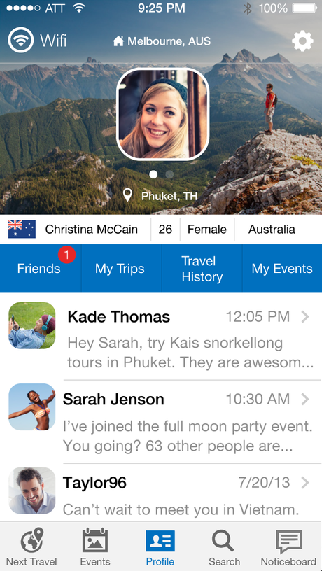 Connect with fellow travellers using the new Outbound App