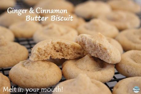 Ginger Cinnamon Butter Biscuit