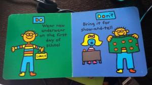(Book Review) Toddler board books review: Underwear Do’s and Don’t and Let’s Play Outside