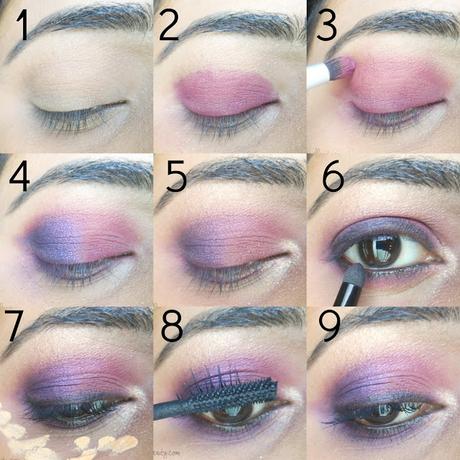 Smokey Berry-Purple Eyes : Picture Tutorial