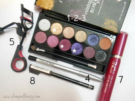 Smokey Berry-Purple Eyes : Picture Tutorial