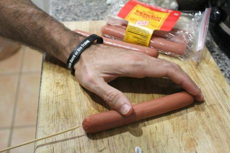 How to make a spiral hot dog #FireUpTheGrill #ad