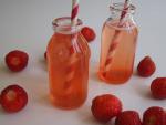 Rhubarb and Strawberry Cordial