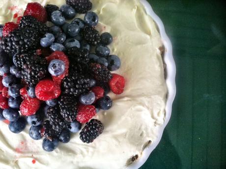 Red, White & Blue No Bake Cheesecake (REPOST)