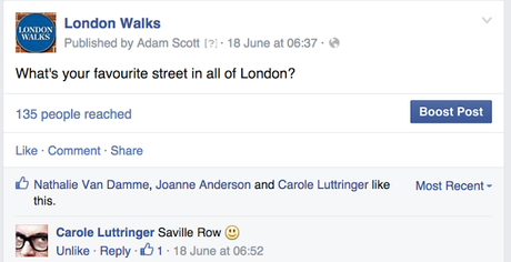 My Favourite #London Street… Savile Row