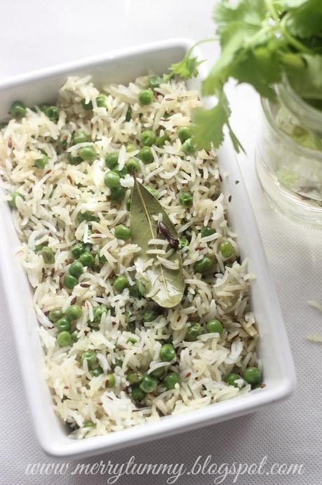 Peas Rice: Matar Ke Chawal: Peas Pulav