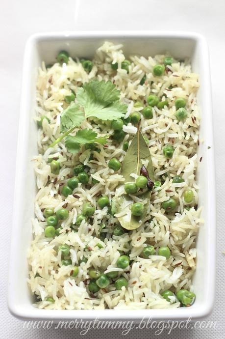 Peas Rice: Matar Ke Chawal: Peas Pulav