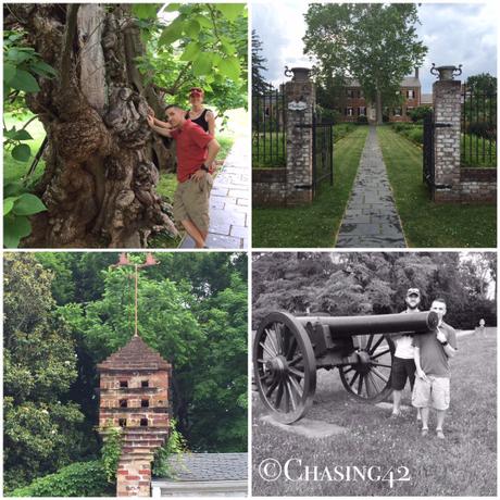 Exploring historic Fredericksburg...