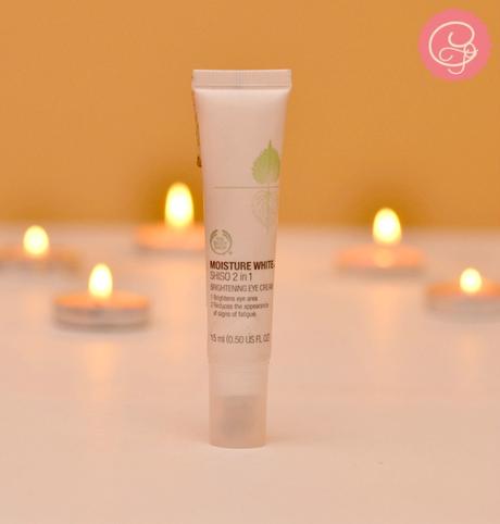 The Body Shop Moisture White Shiso 2 in 1 Brightening Eye Cream| Review