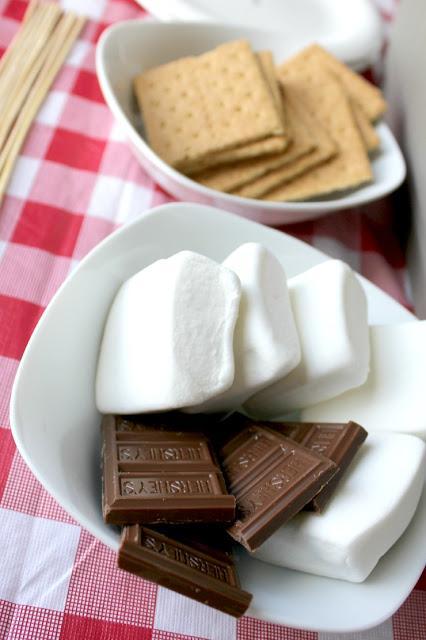 DIY Indoor S'mores Station #LetsMakeSmores #ad