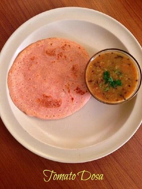 Tomato Dosa Recipe for Babies, Toddlers and Kids