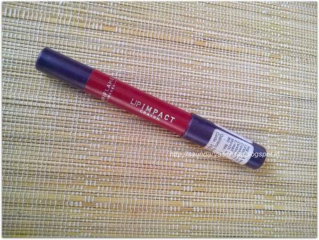 Oriflame Sweden Lip Impact Crayon- Deep Berry: Swatch & Review