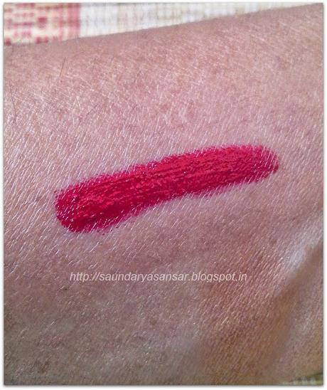 Oriflame Sweden Lip Impact Crayon- Deep Berry: Swatch & Review