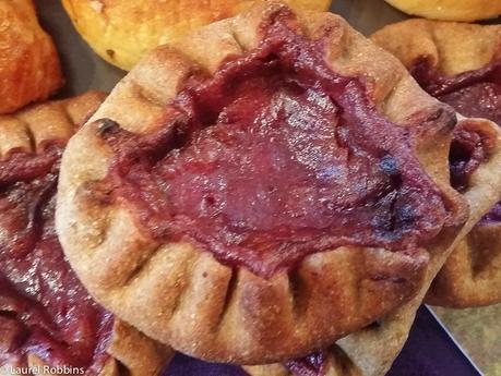 finnish food lingonberry and mashed potatoes Karelian pie in Lentiira