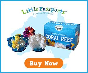 Create Your Own Colorful Coral at Home with Little Passports' Coral Reef Kit!