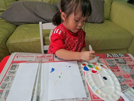 Creativity 521 #72 - Blot painting for kids